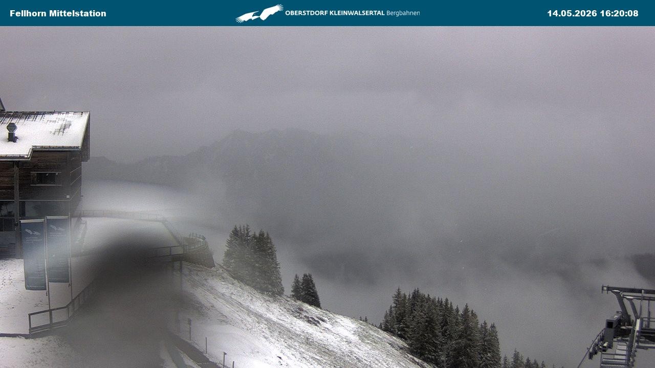 Archiv Foto Webcam Mittelstation am Fellhorn