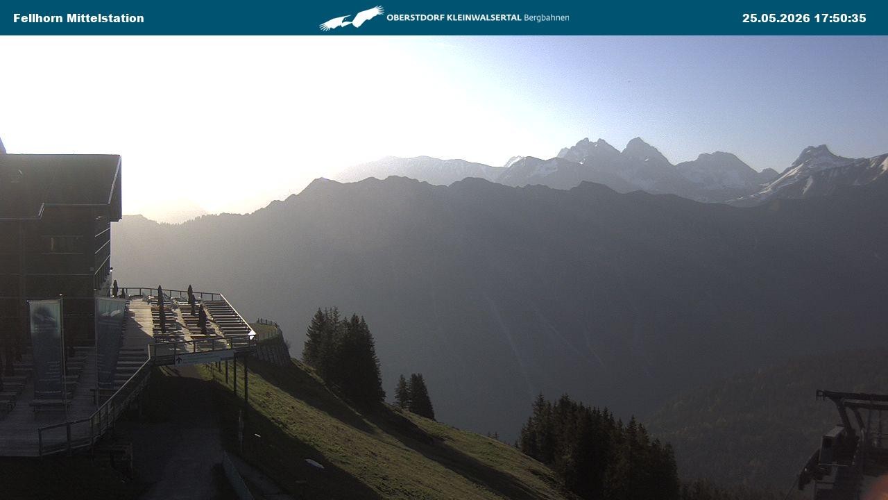 Archiv Foto Webcam Mittelstation am Fellhorn