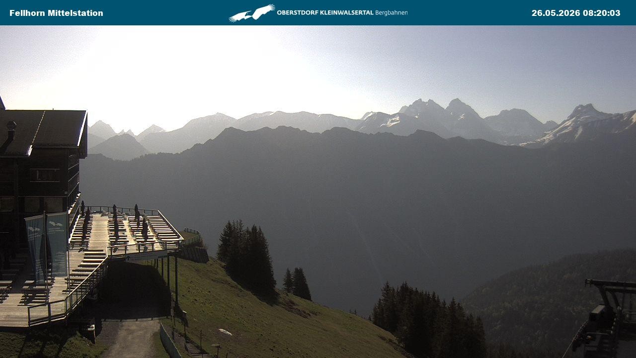 Archiv Foto Webcam Mittelstation am Fellhorn