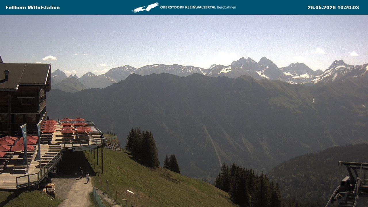 Archiv Foto Webcam Mittelstation am Fellhorn