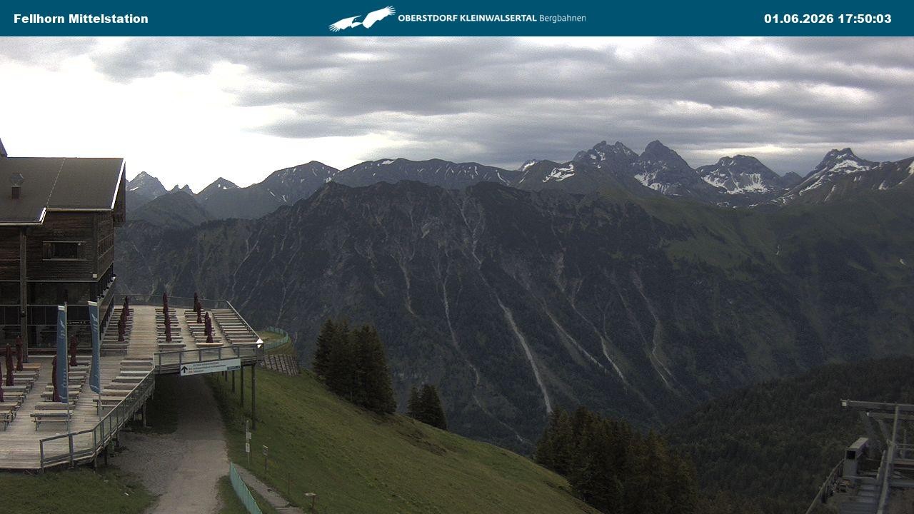 Archiv Foto Webcam Mittelstation am Fellhorn