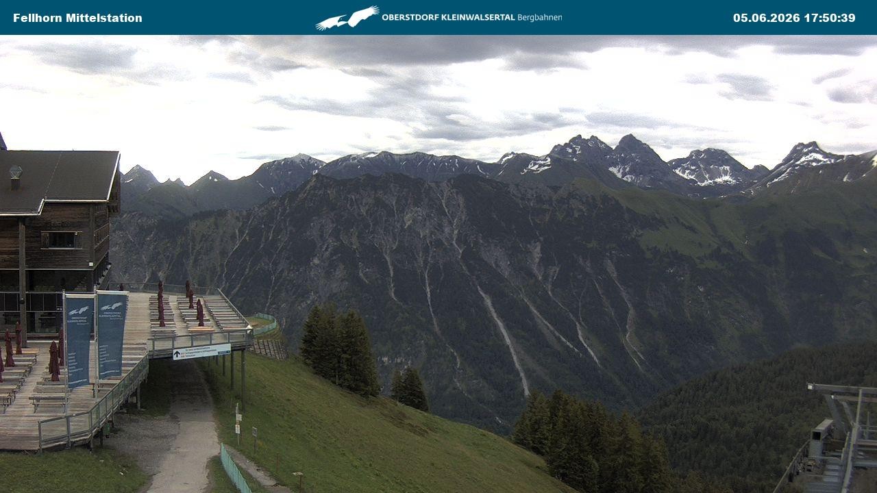 Archiv Foto Webcam Mittelstation am Fellhorn