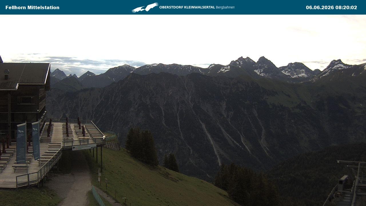Archiv Foto Webcam Mittelstation am Fellhorn