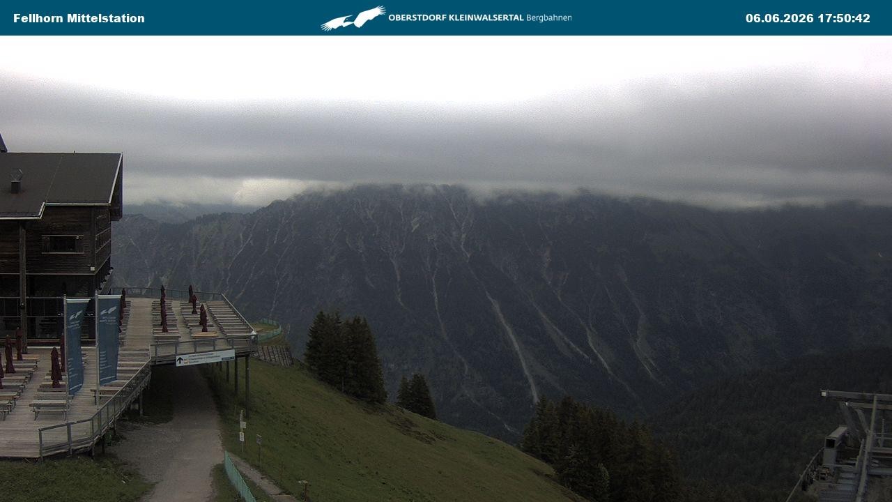 Archiv Foto Webcam Mittelstation am Fellhorn