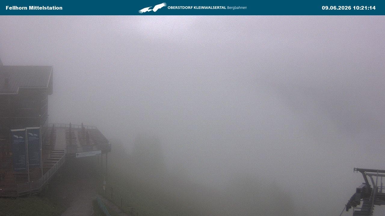 Archiv Foto Webcam Mittelstation am Fellhorn