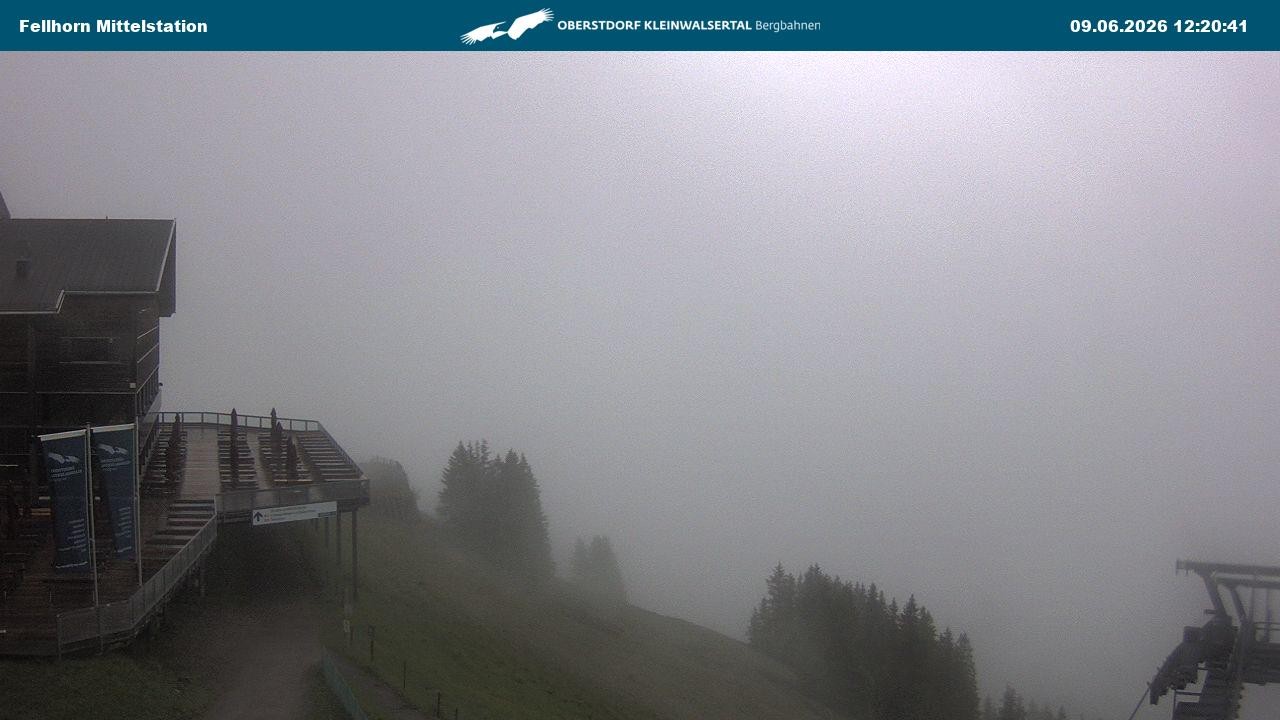 Archiv Foto Webcam Mittelstation am Fellhorn