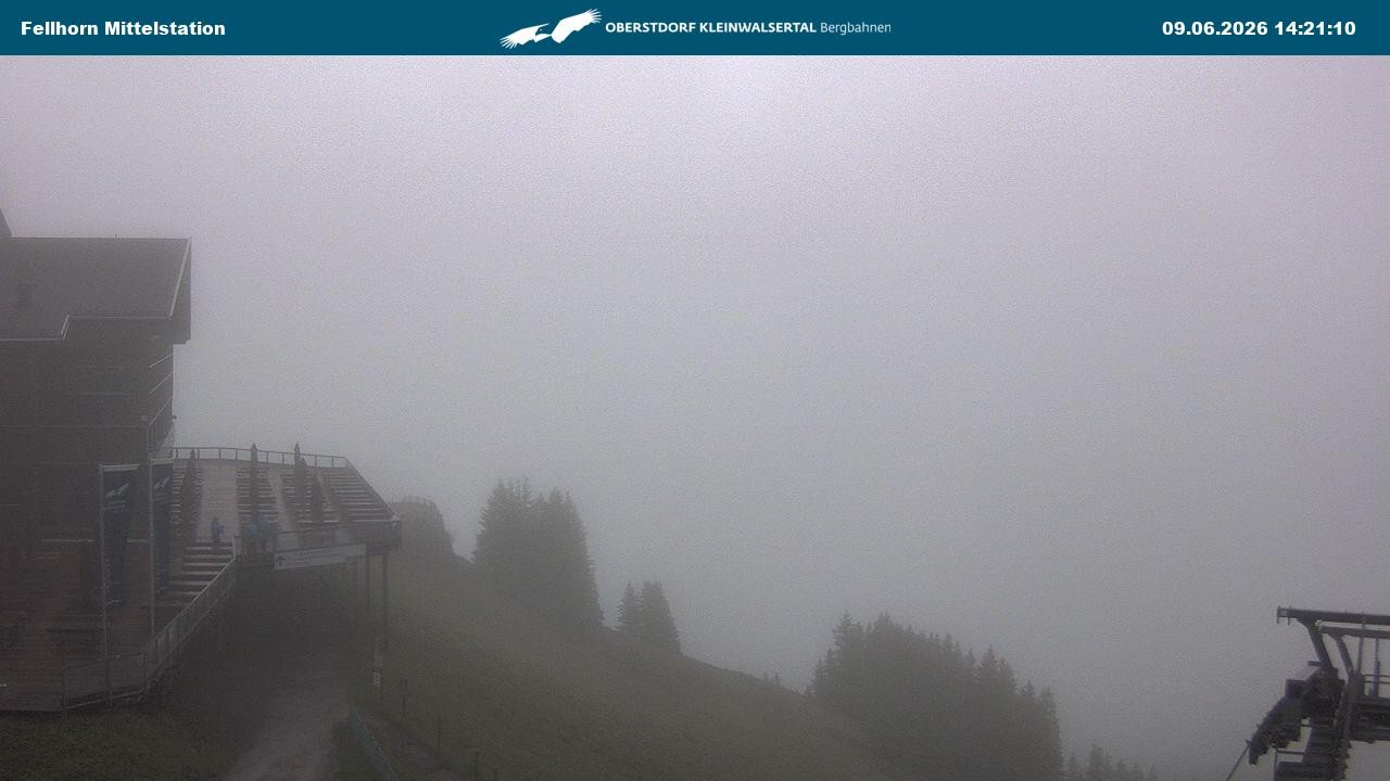 Archiv Foto Webcam Mittelstation am Fellhorn