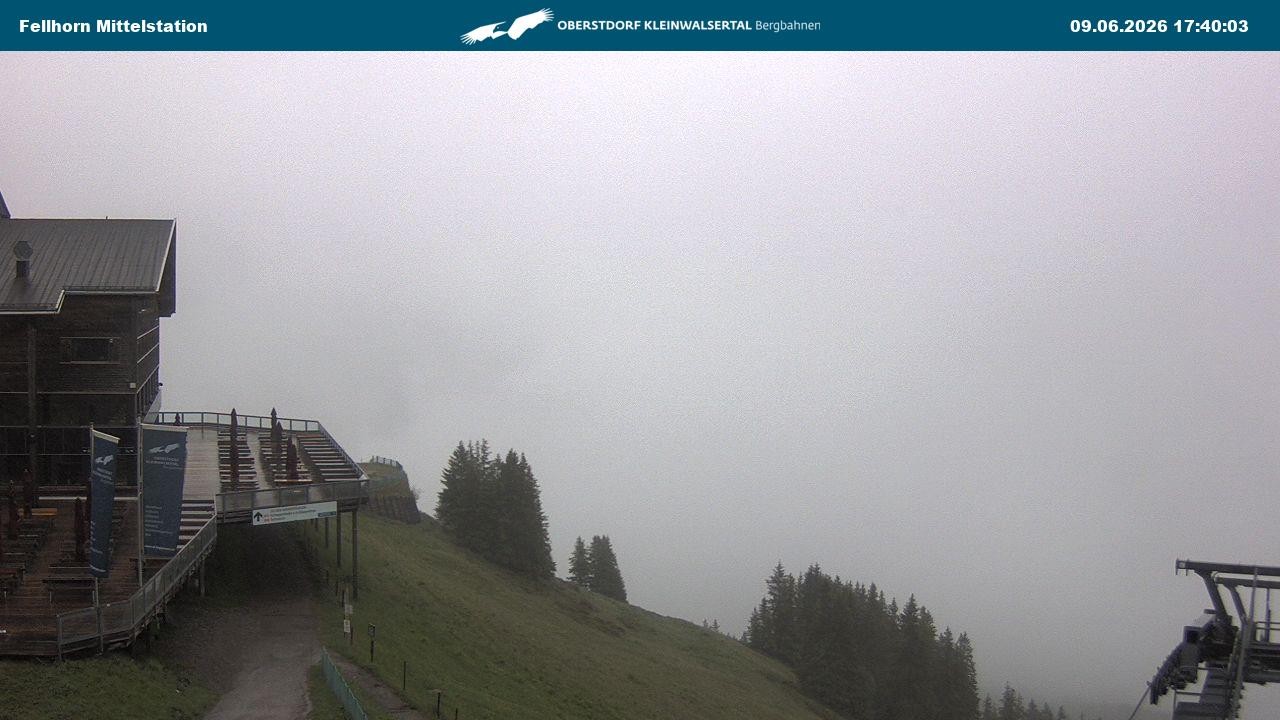 Archiv Foto Webcam Mittelstation am Fellhorn