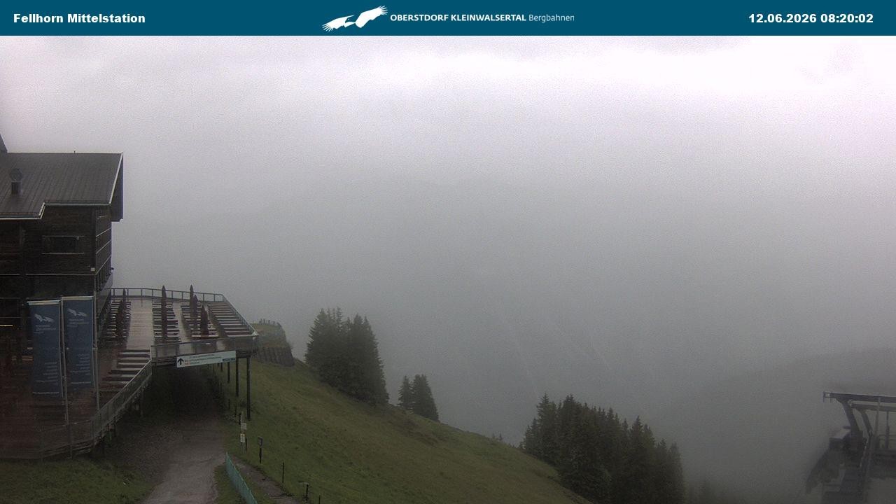 Archiv Foto Webcam Mittelstation am Fellhorn