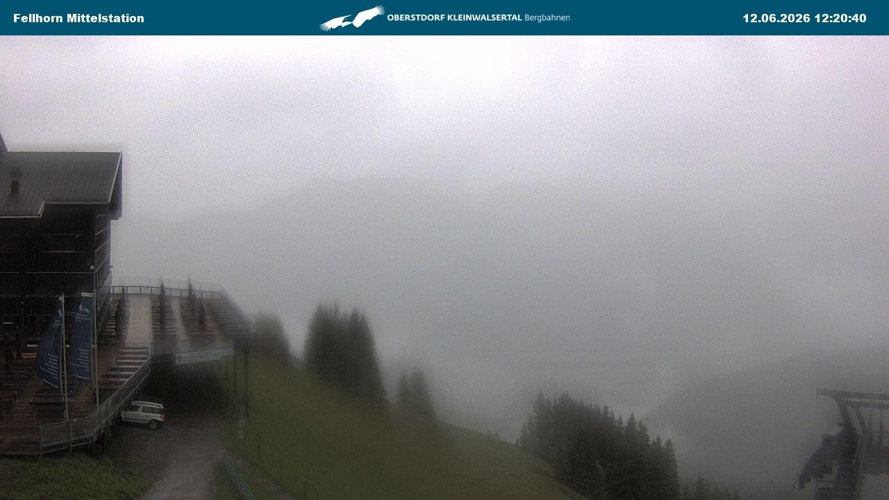 Archiv Foto Webcam Mittelstation am Fellhorn