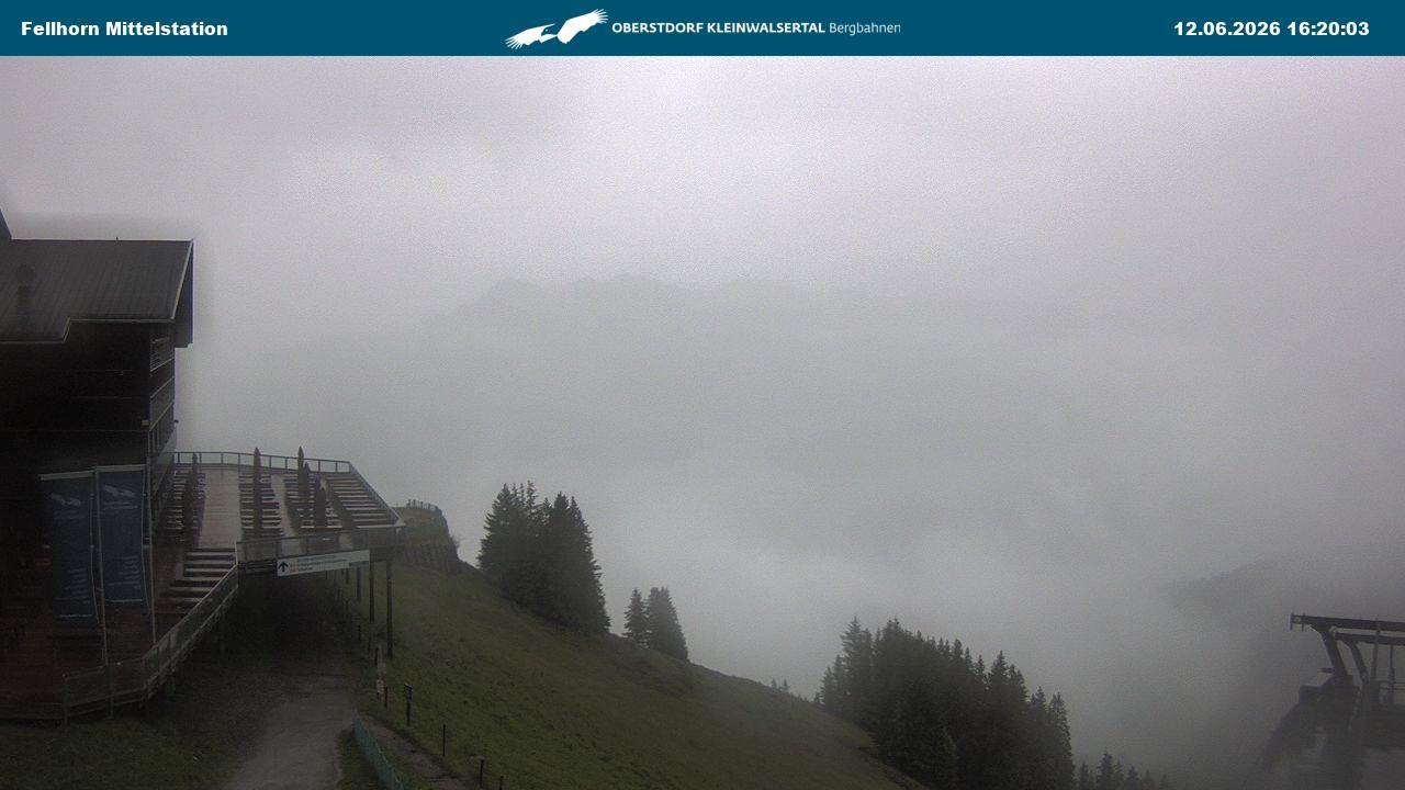 Archiv Foto Webcam Mittelstation am Fellhorn