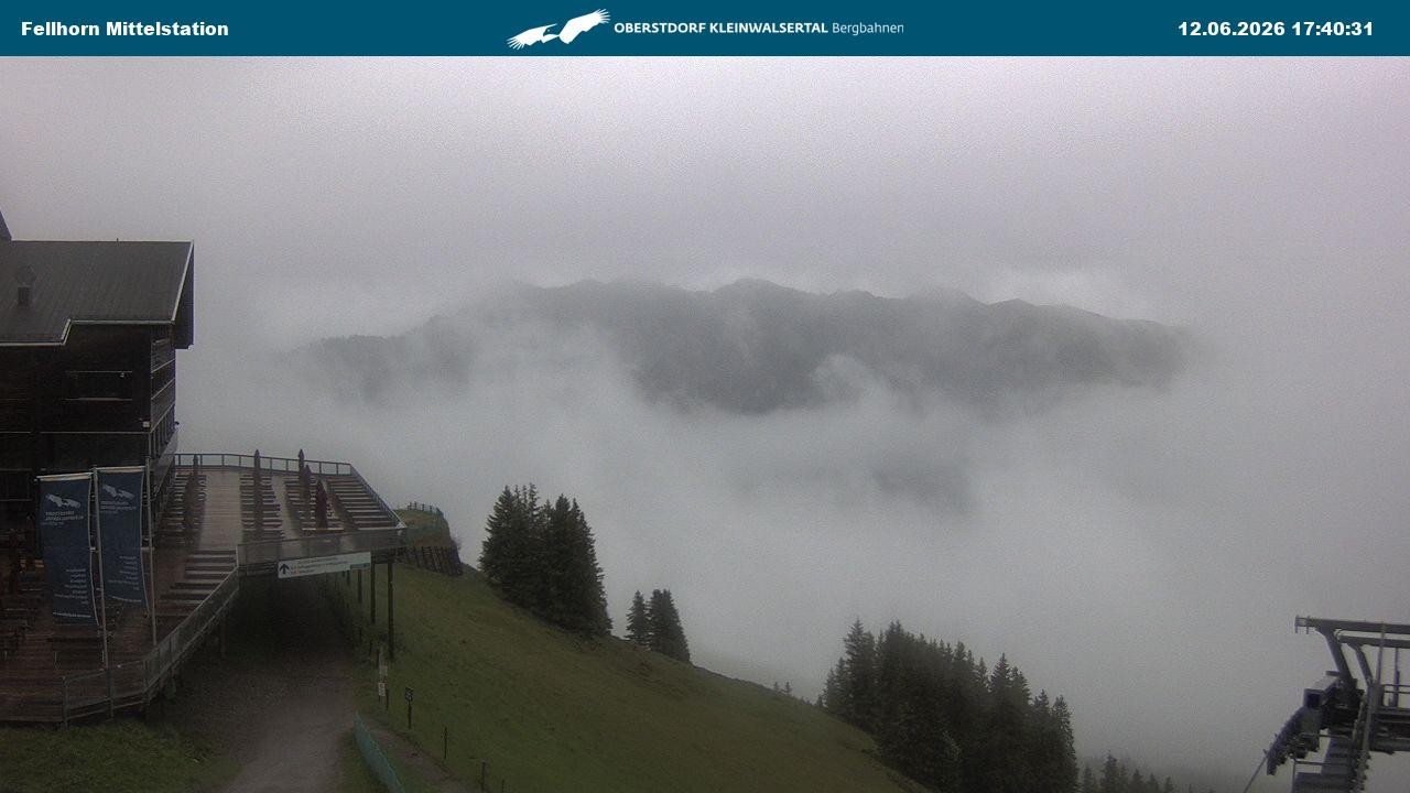Archiv Foto Webcam Mittelstation am Fellhorn