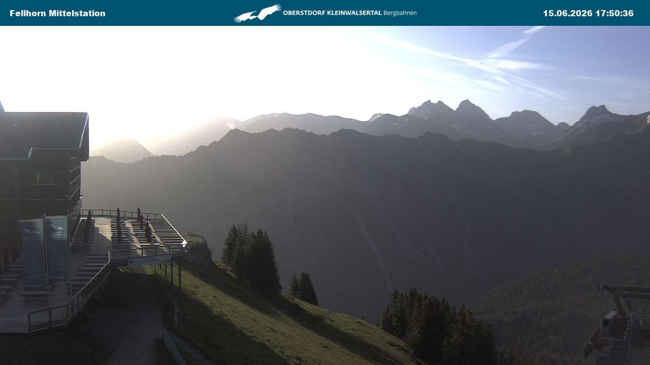 Archiv Foto Webcam Mittelstation am Fellhorn