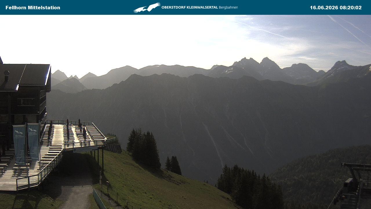 Archiv Foto Webcam Mittelstation am Fellhorn