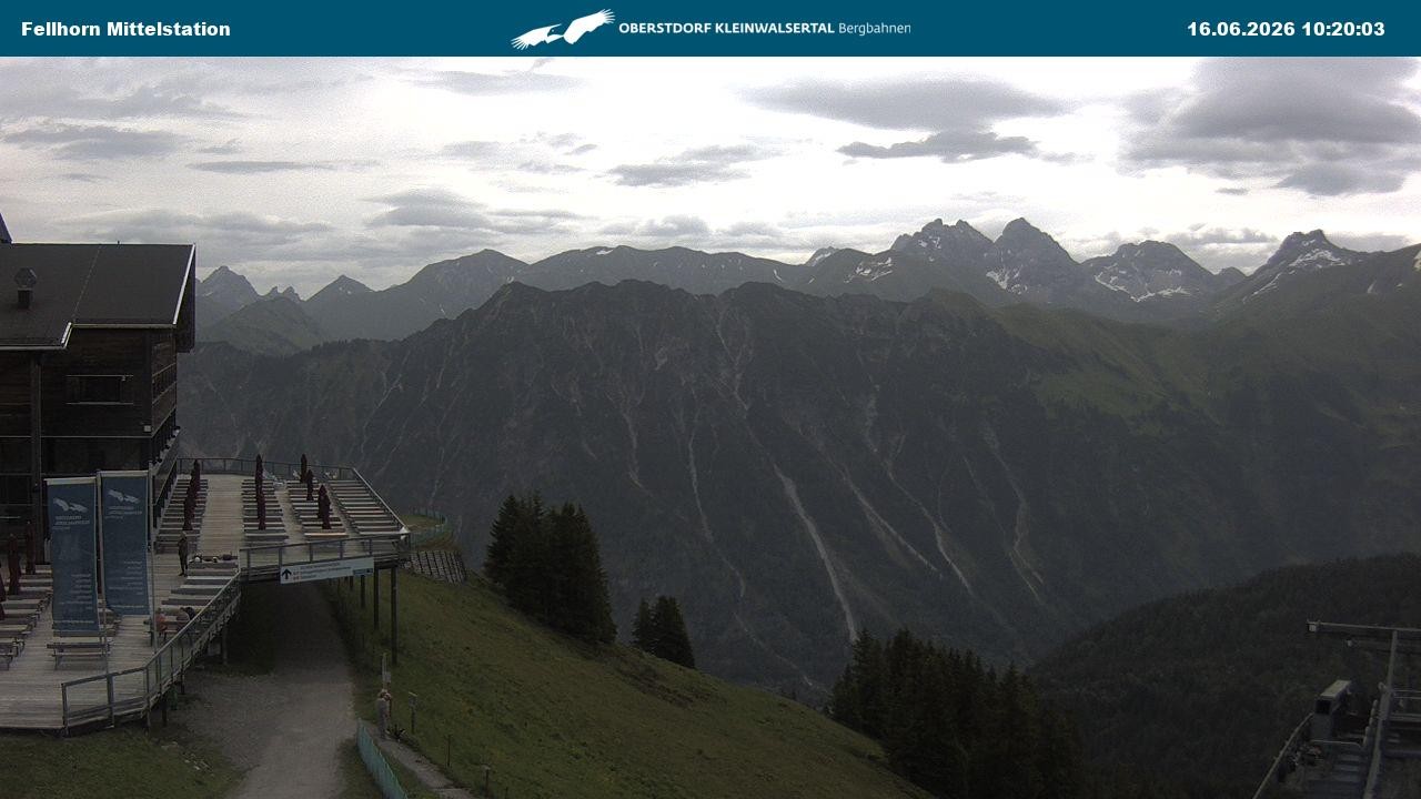 Archiv Foto Webcam Mittelstation am Fellhorn