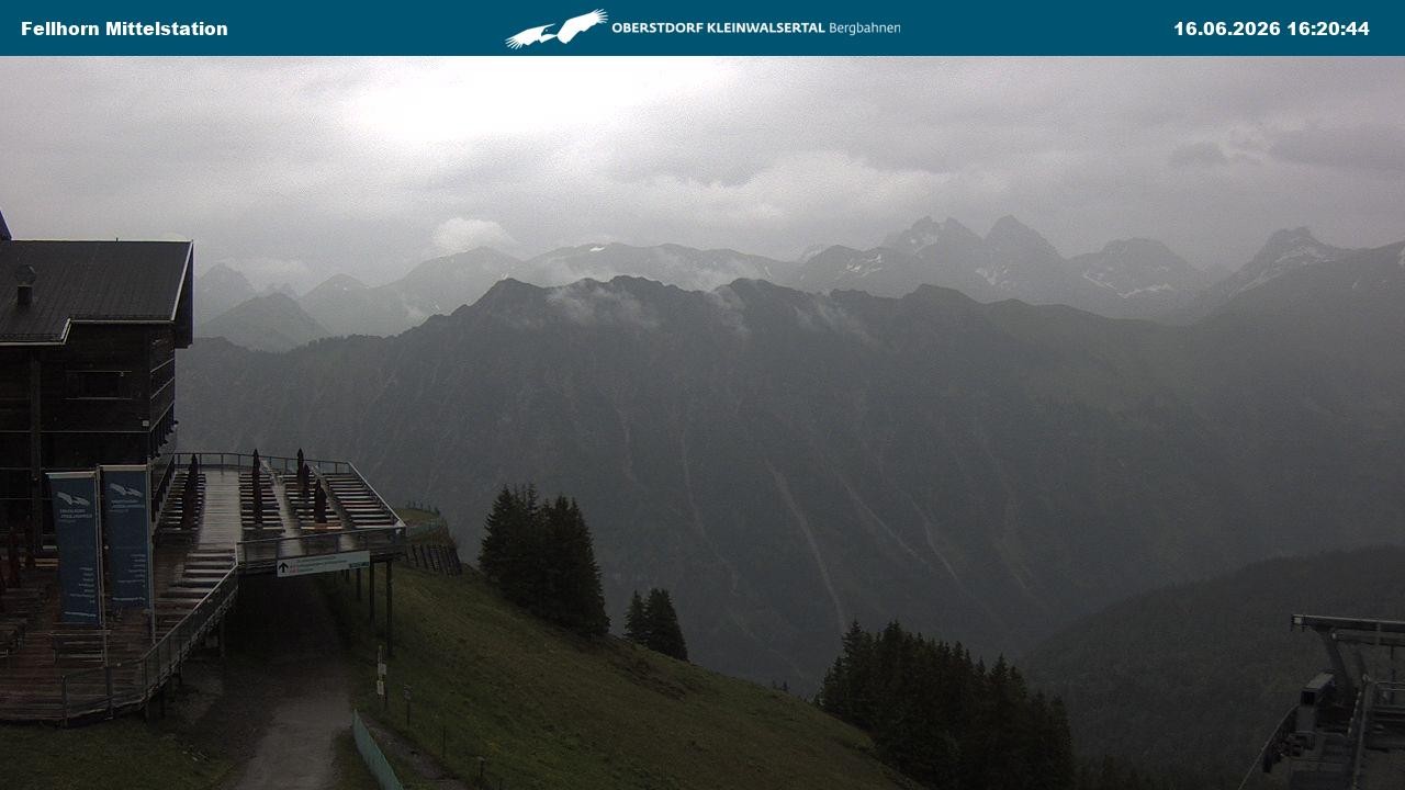 Archiv Foto Webcam Mittelstation am Fellhorn