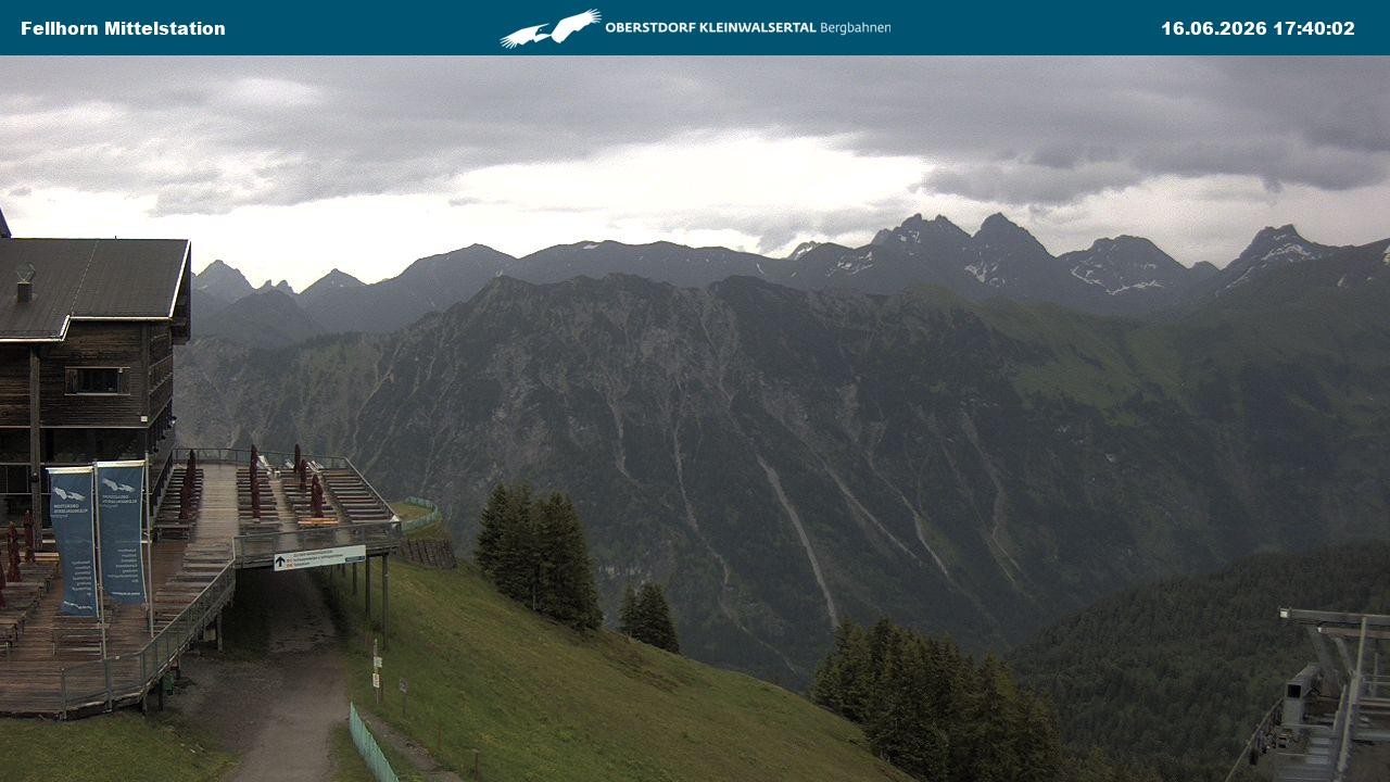 Archiv Foto Webcam Mittelstation am Fellhorn