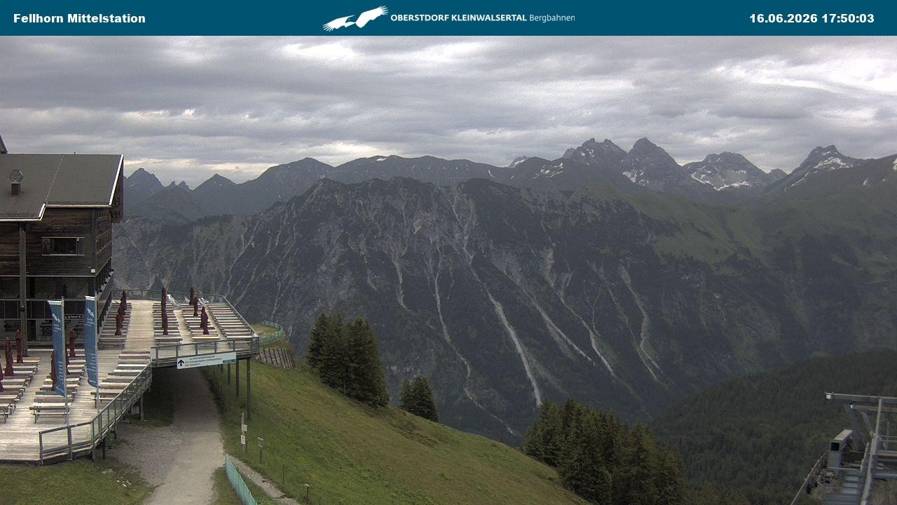 Archiv Foto Webcam Mittelstation am Fellhorn