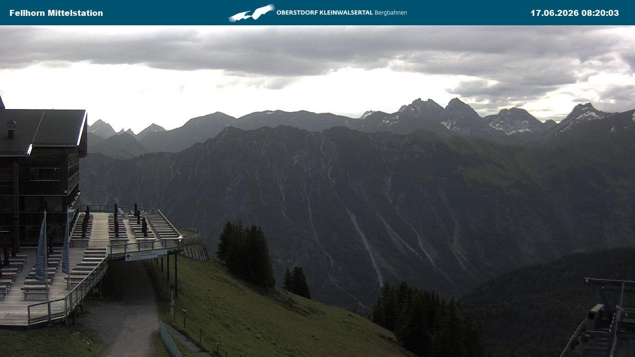 Archiv Foto Webcam Mittelstation am Fellhorn