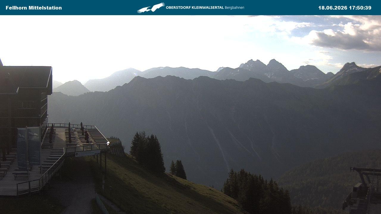 Archiv Foto Webcam Mittelstation am Fellhorn