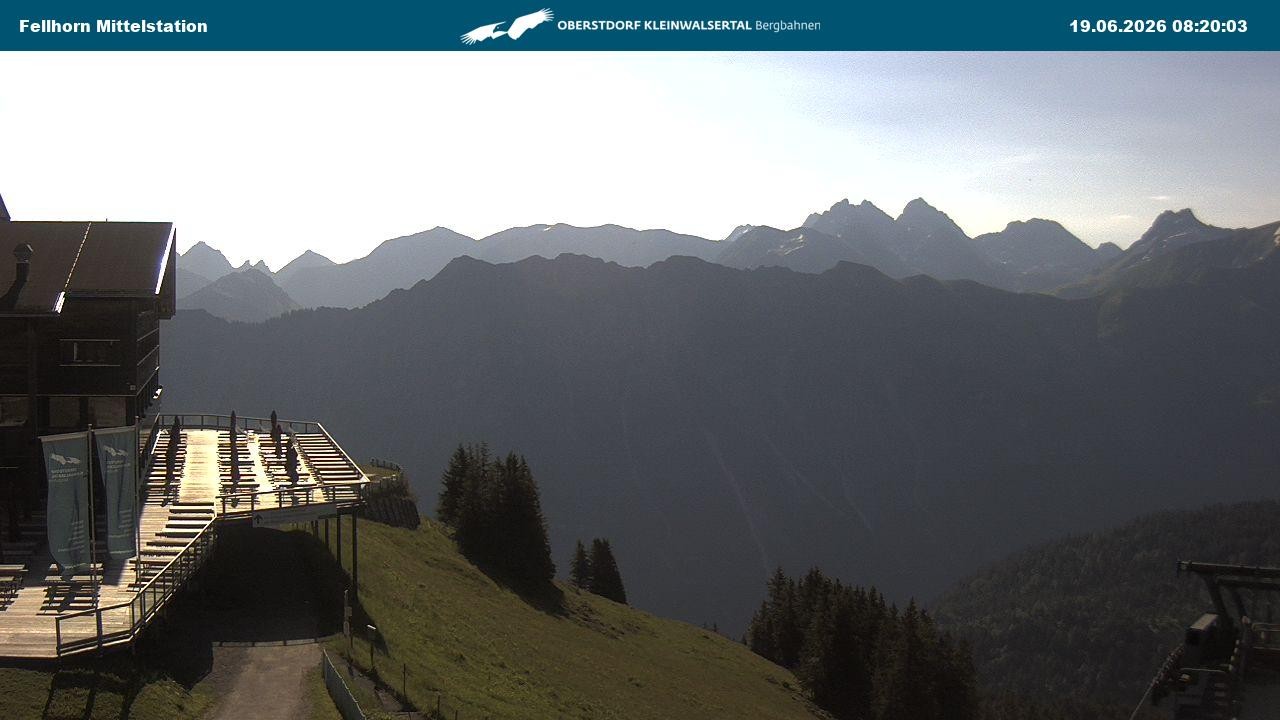 Archiv Foto Webcam Mittelstation am Fellhorn