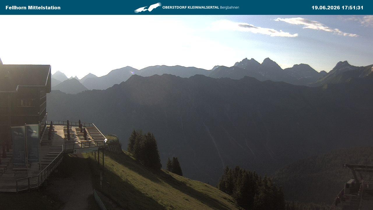 Archiv Foto Webcam Mittelstation am Fellhorn