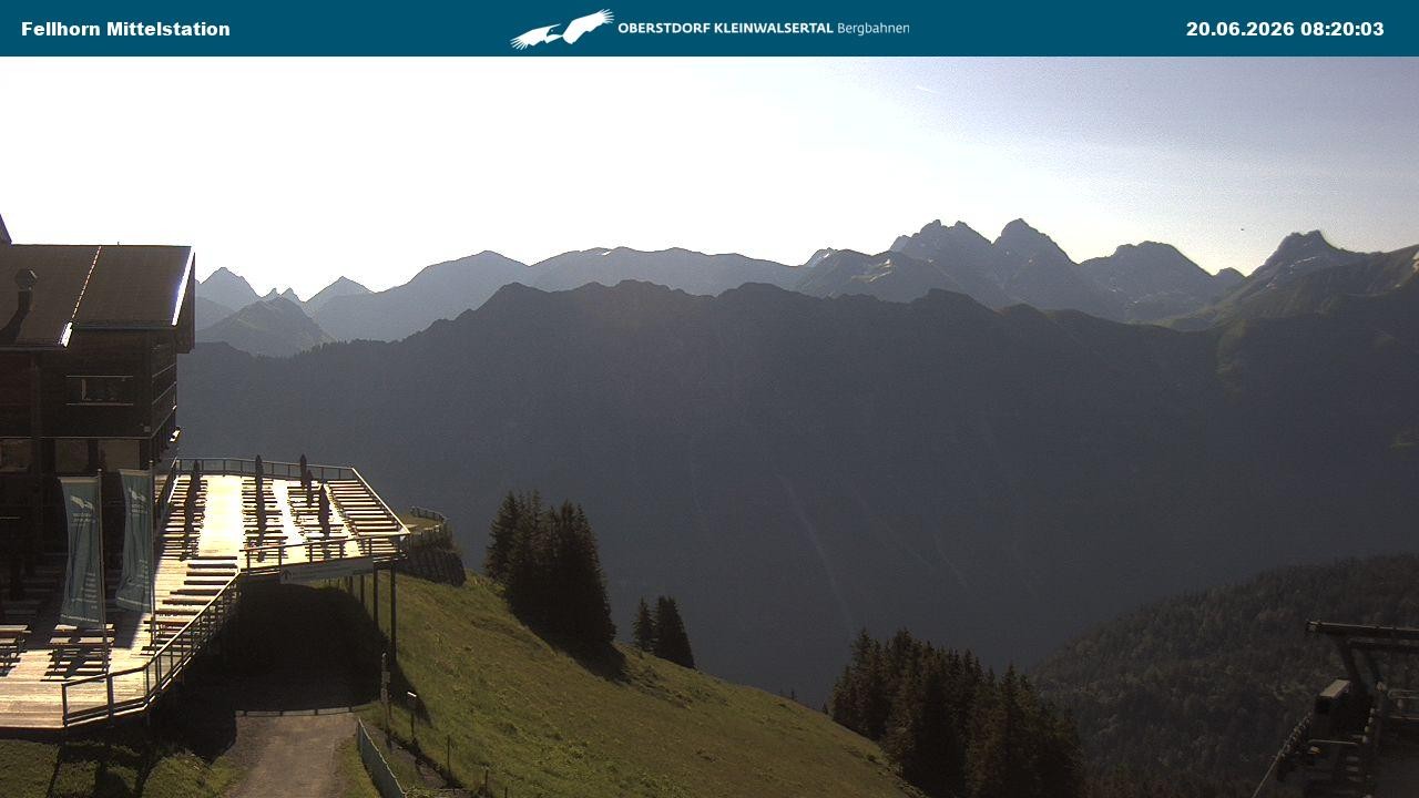 Archiv Foto Webcam Mittelstation am Fellhorn