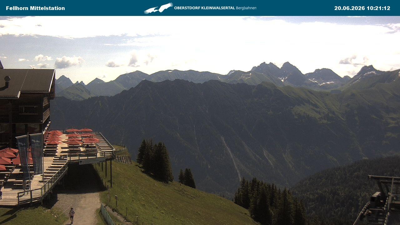Archiv Foto Webcam Mittelstation am Fellhorn