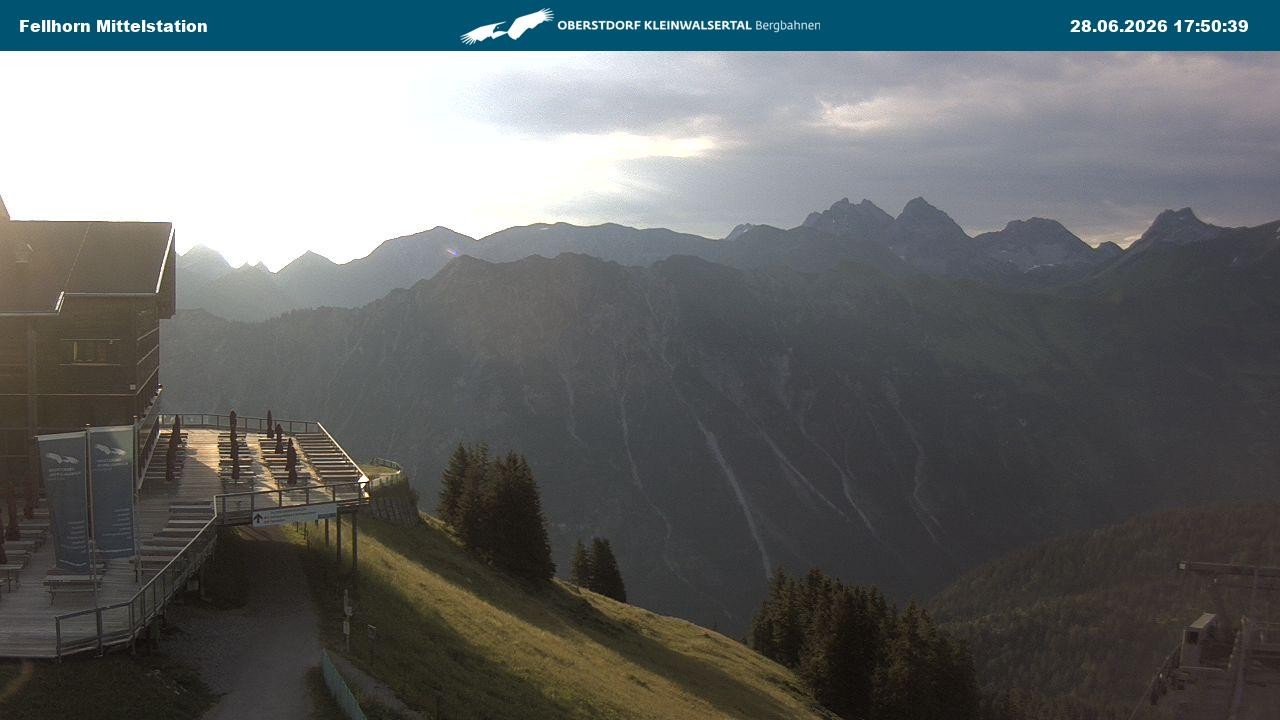 Archiv Foto Webcam Mittelstation am Fellhorn