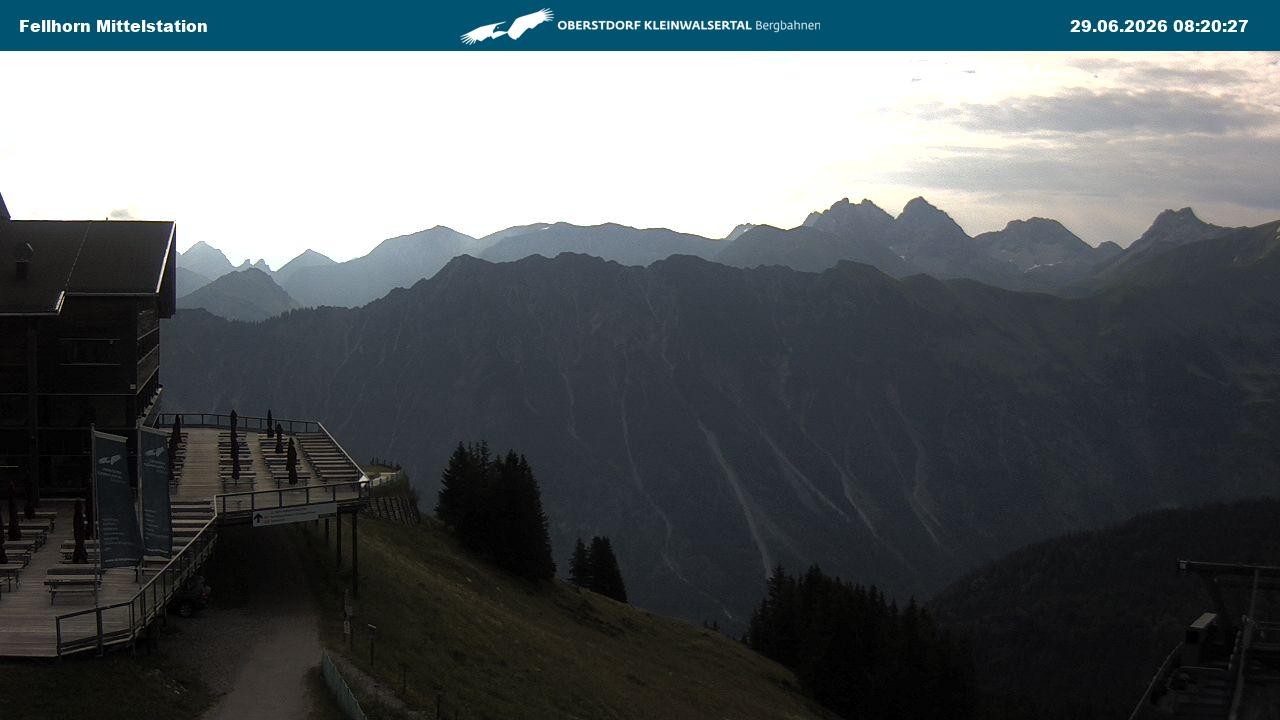 Archiv Foto Webcam Mittelstation am Fellhorn