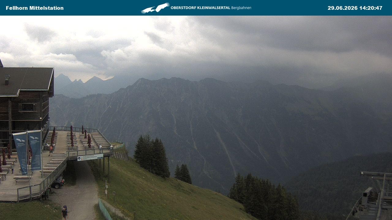 Archiv Foto Webcam Mittelstation am Fellhorn