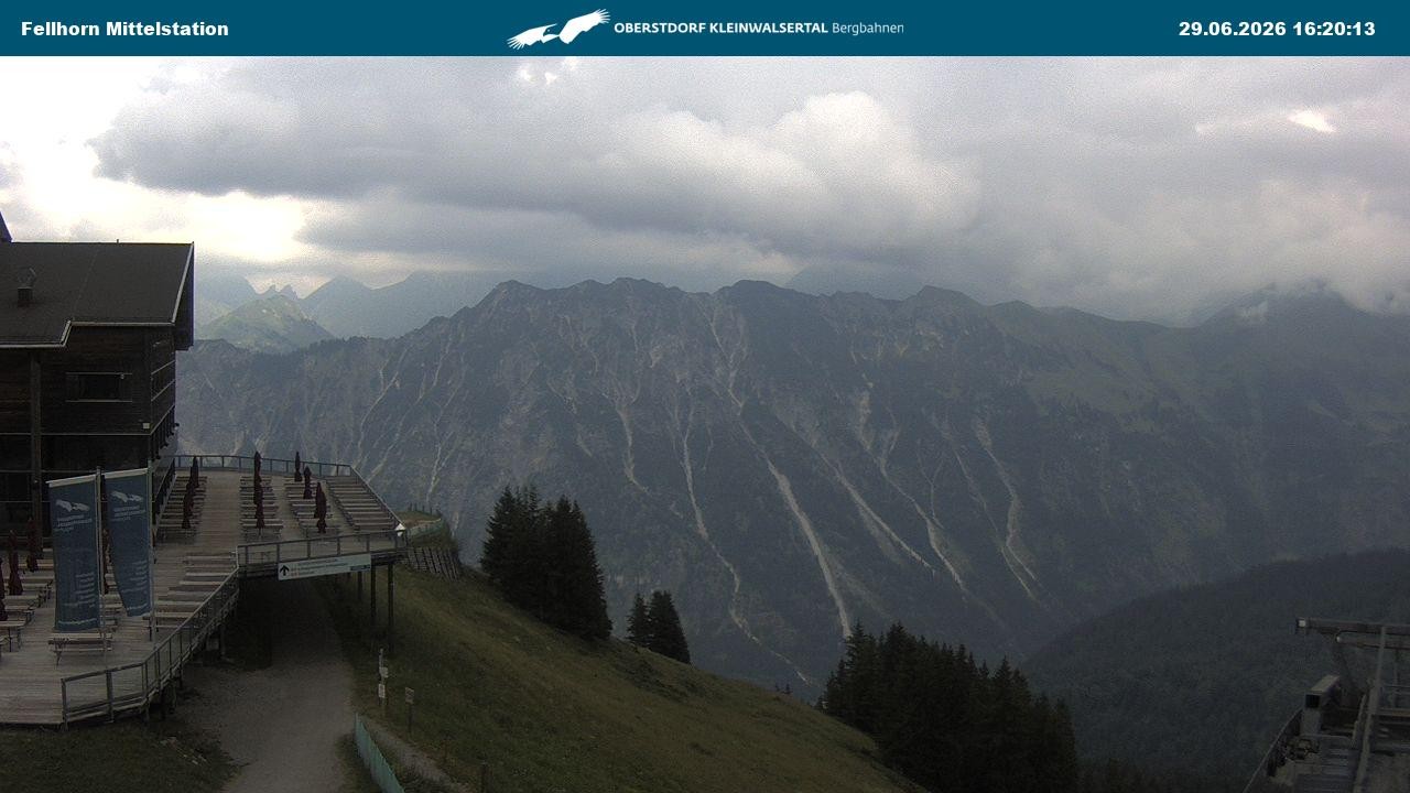 Archiv Foto Webcam Mittelstation am Fellhorn
