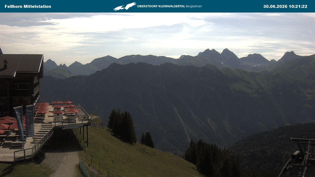Archiv Foto Webcam Mittelstation am Fellhorn