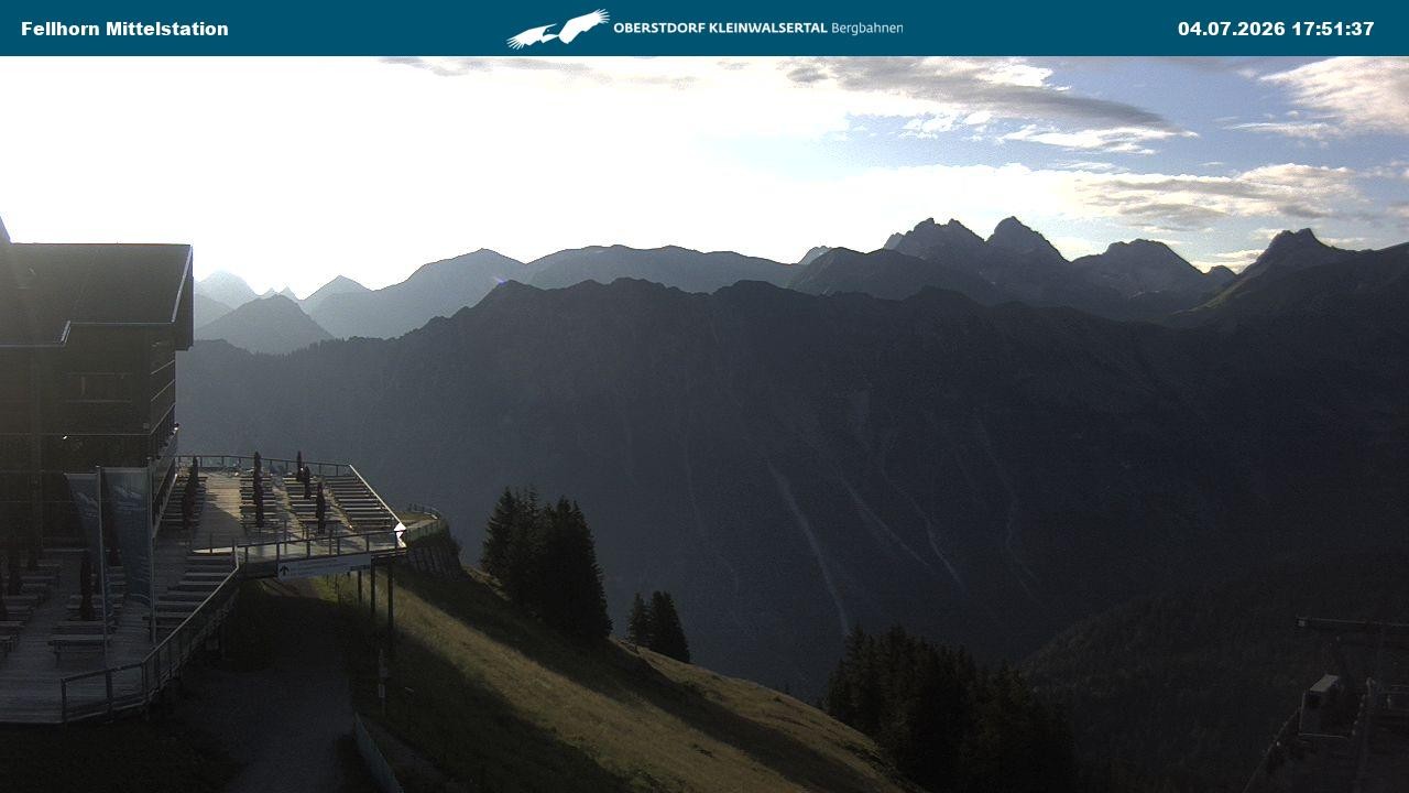 Archiv Foto Webcam Mittelstation am Fellhorn