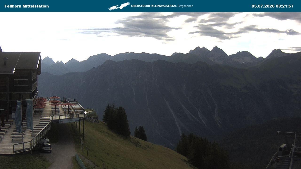 Archiv Foto Webcam Mittelstation am Fellhorn
