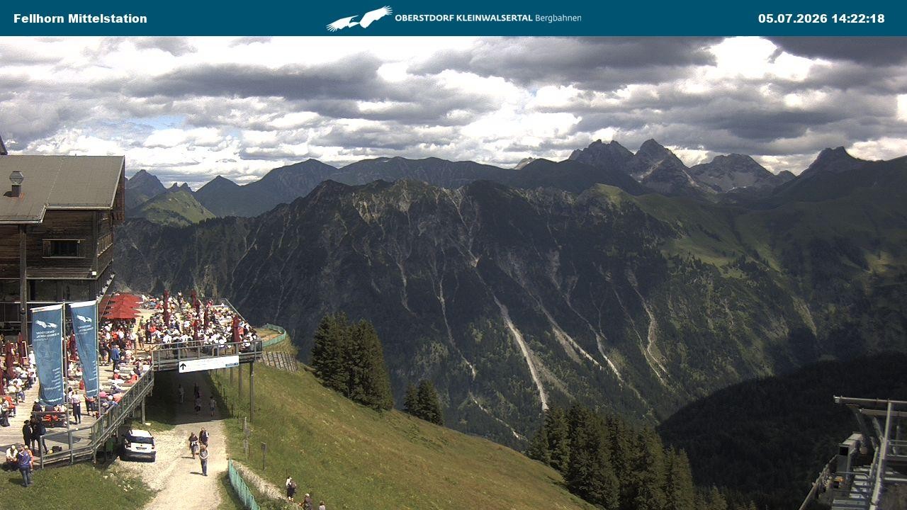 Archiv Foto Webcam Mittelstation am Fellhorn