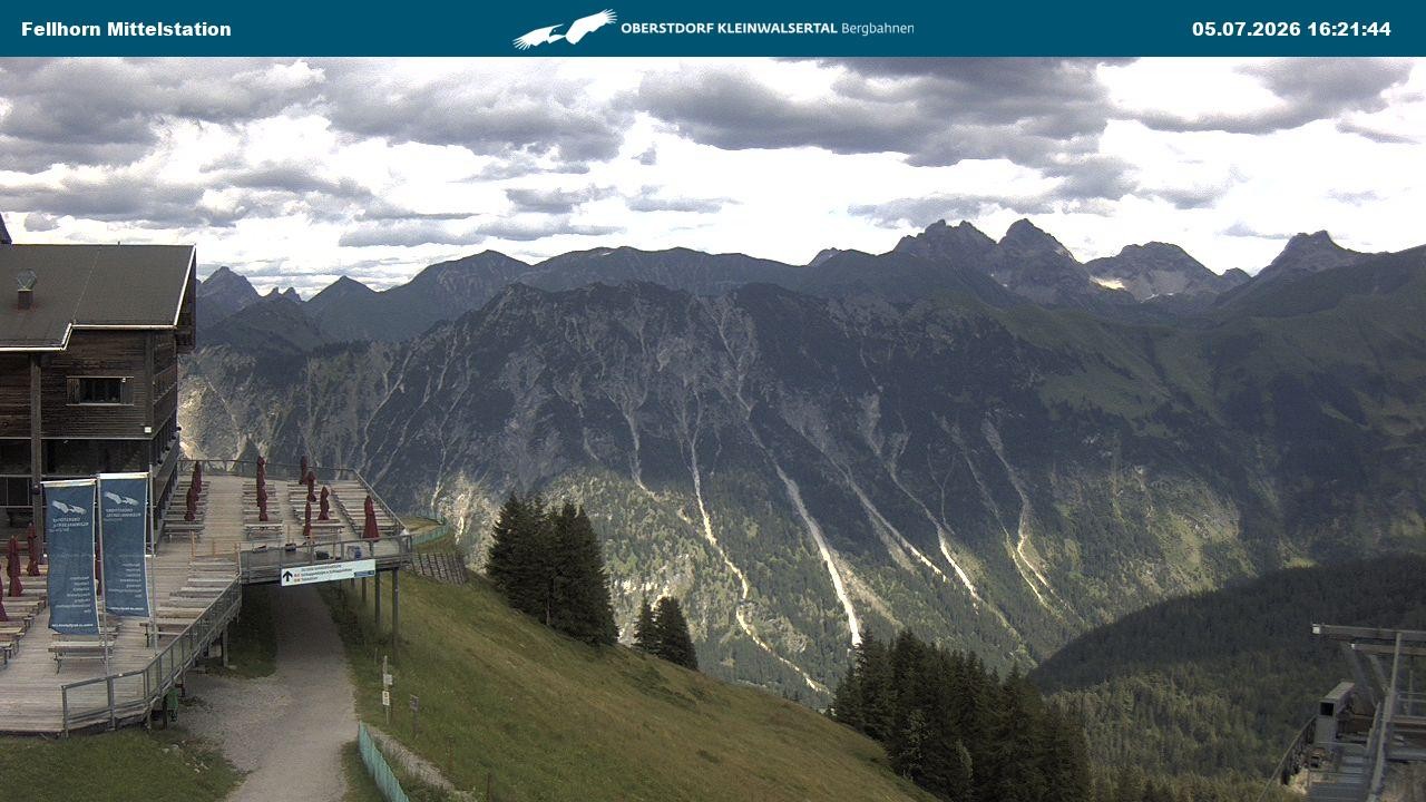 Archiv Foto Webcam Mittelstation am Fellhorn