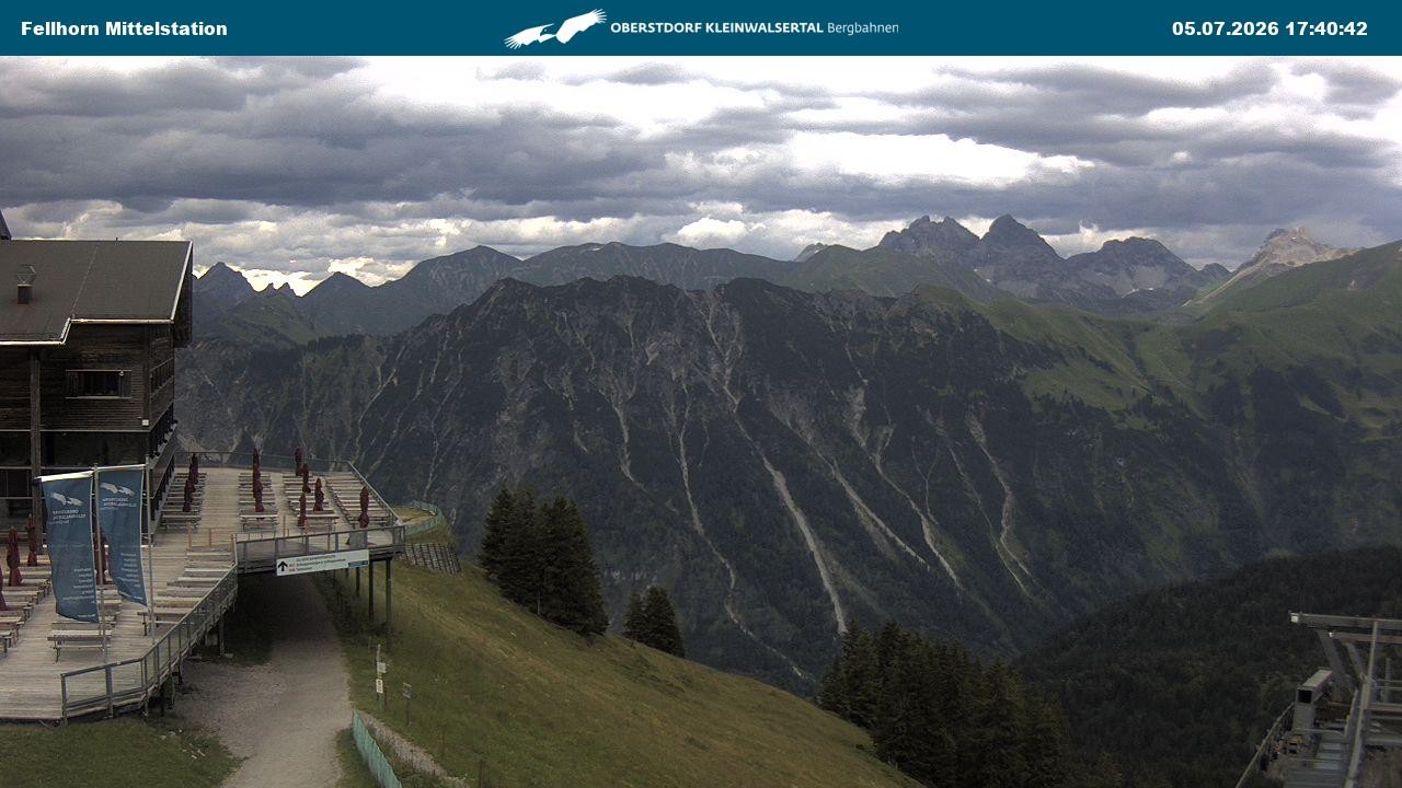 Archiv Foto Webcam Mittelstation am Fellhorn