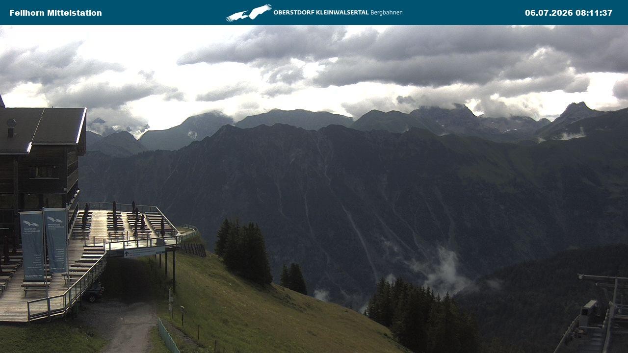 Archiv Foto Webcam Mittelstation am Fellhorn