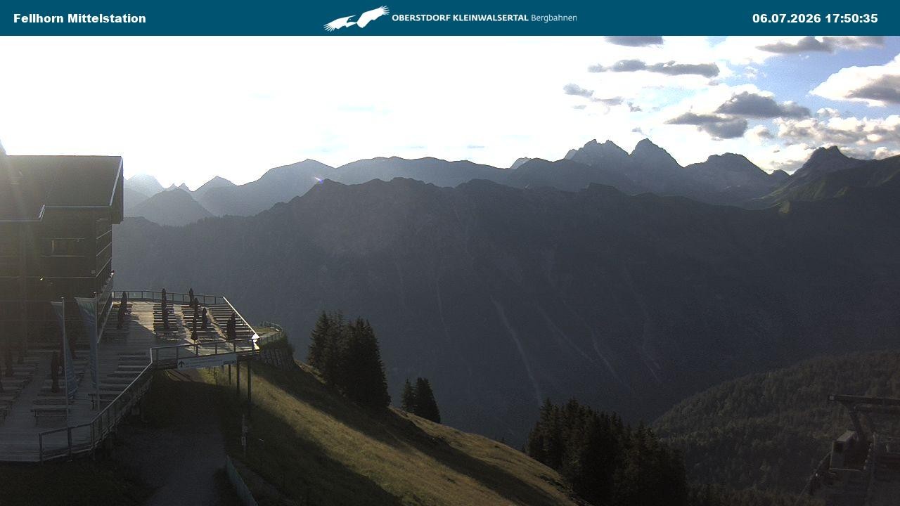 Archiv Foto Webcam Mittelstation am Fellhorn