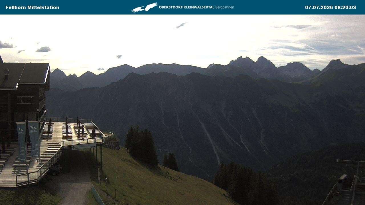 Archiv Foto Webcam Mittelstation am Fellhorn