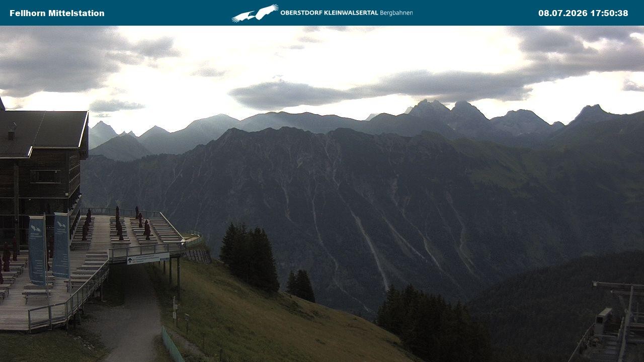 Archiv Foto Webcam Mittelstation am Fellhorn