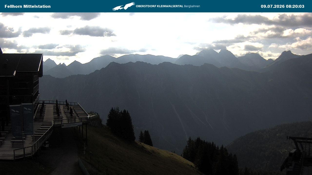 Archiv Foto Webcam Mittelstation am Fellhorn