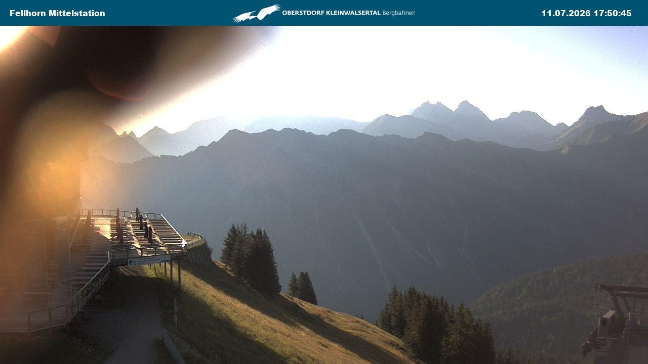 Archiv Foto Webcam Mittelstation am Fellhorn