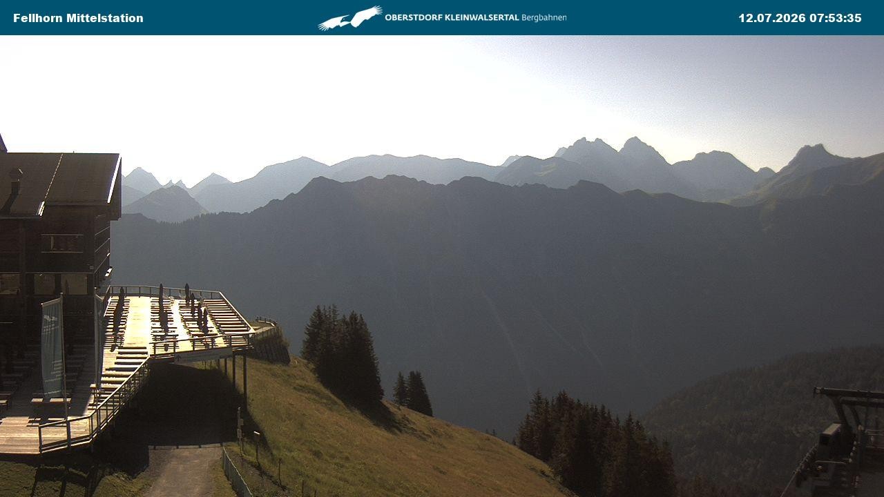 Archiv Foto Webcam Mittelstation am Fellhorn