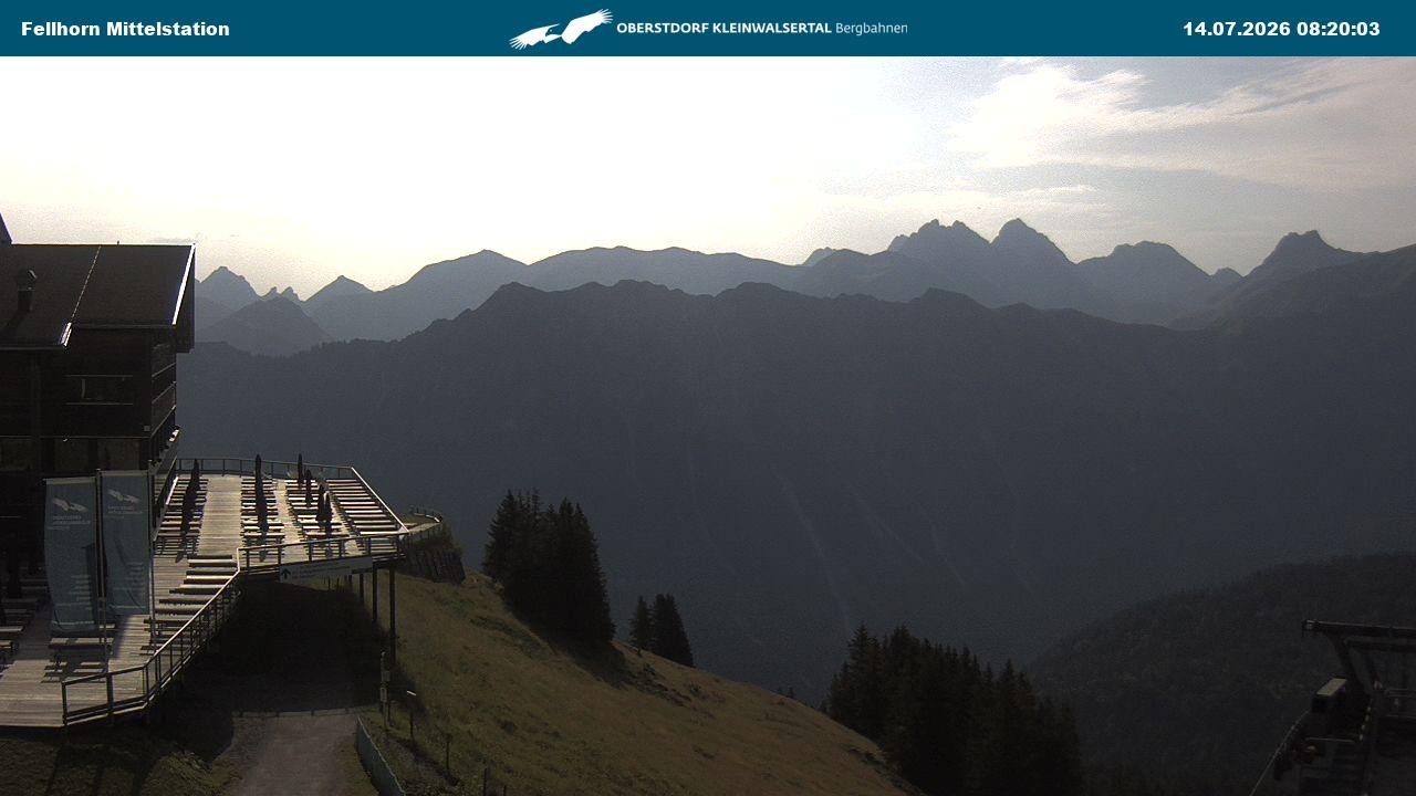 Archiv Foto Webcam Mittelstation am Fellhorn