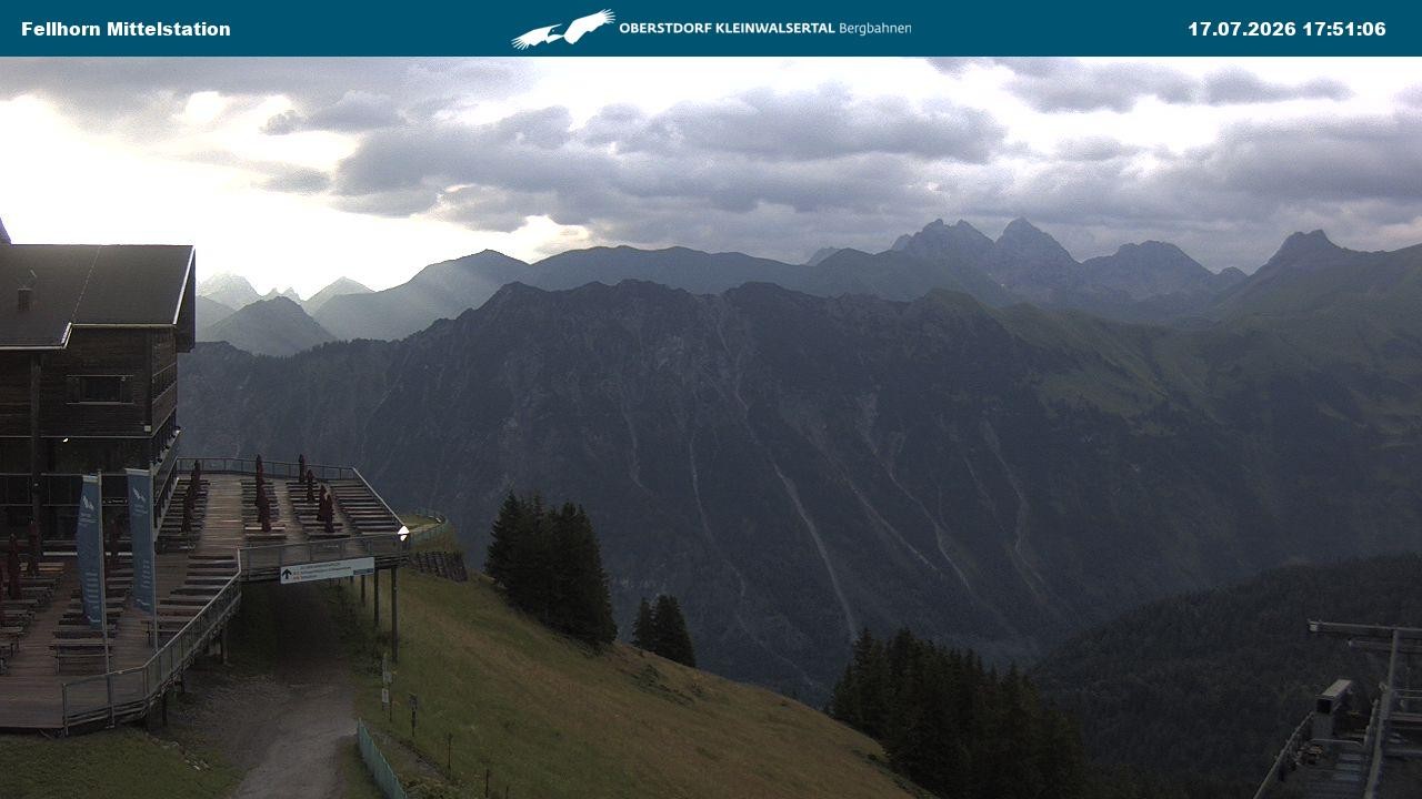Archiv Foto Webcam Mittelstation am Fellhorn