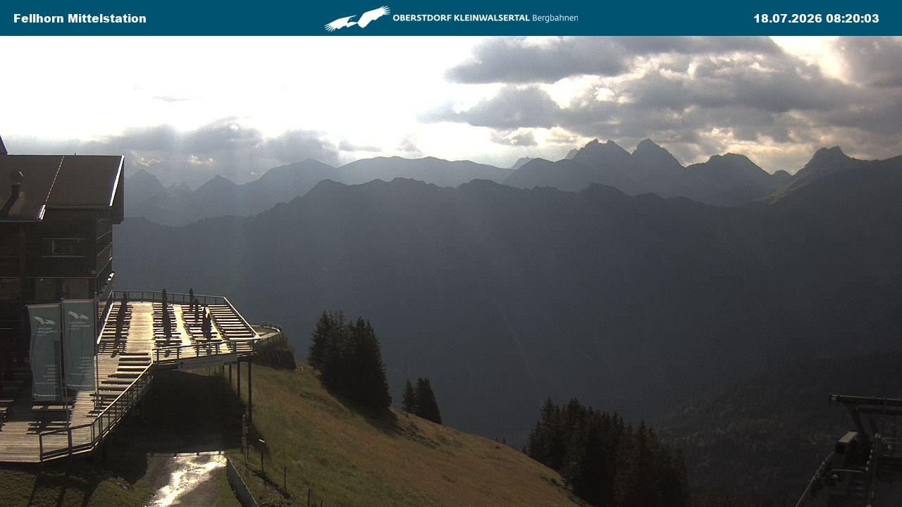 Archiv Foto Webcam Mittelstation am Fellhorn