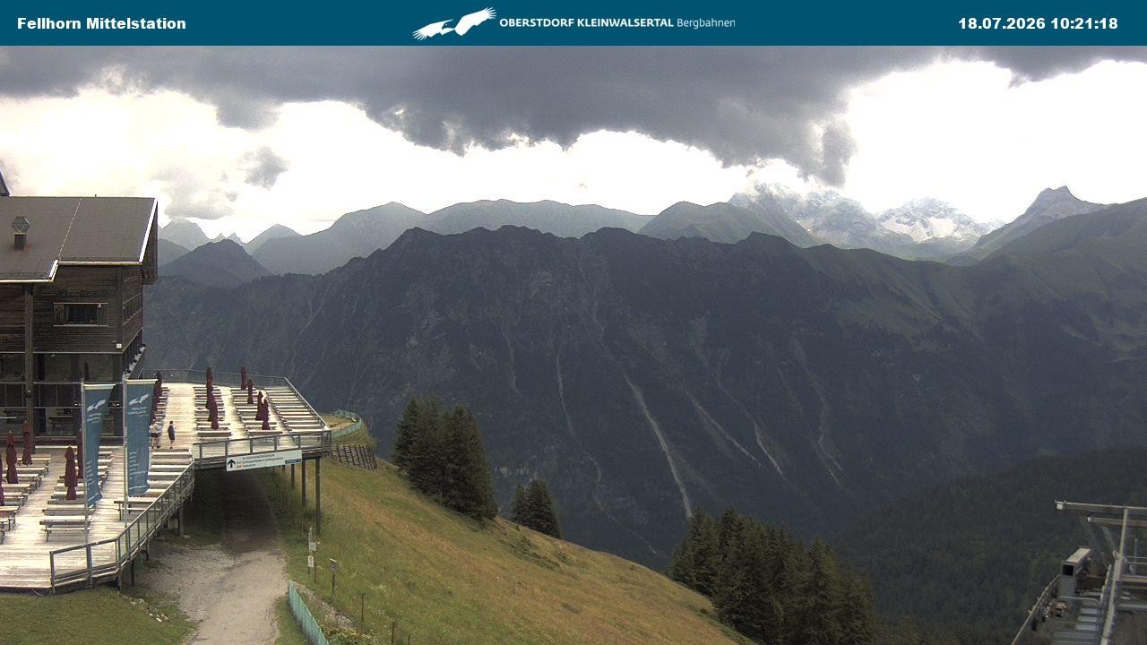 Archiv Foto Webcam Mittelstation am Fellhorn