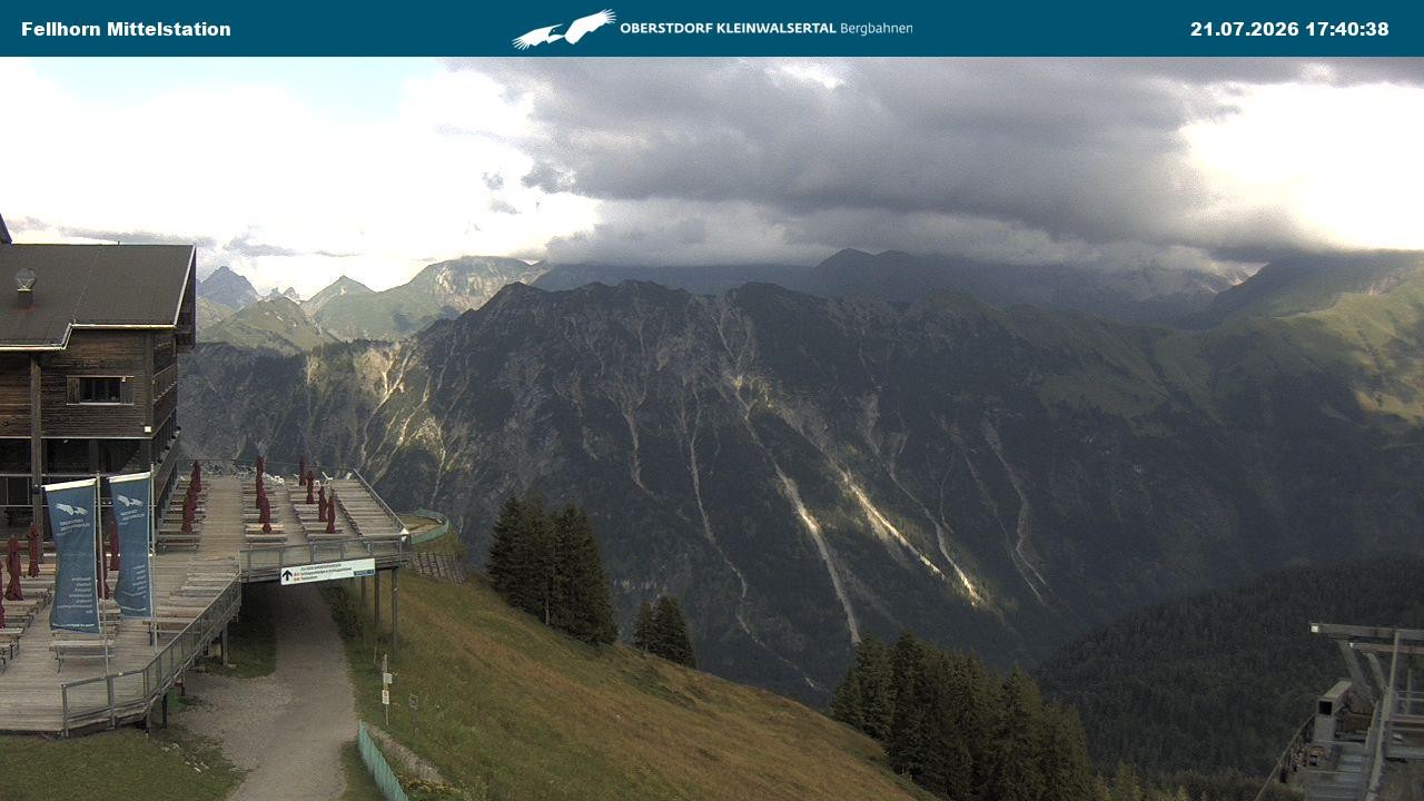 Archiv Foto Webcam Mittelstation am Fellhorn